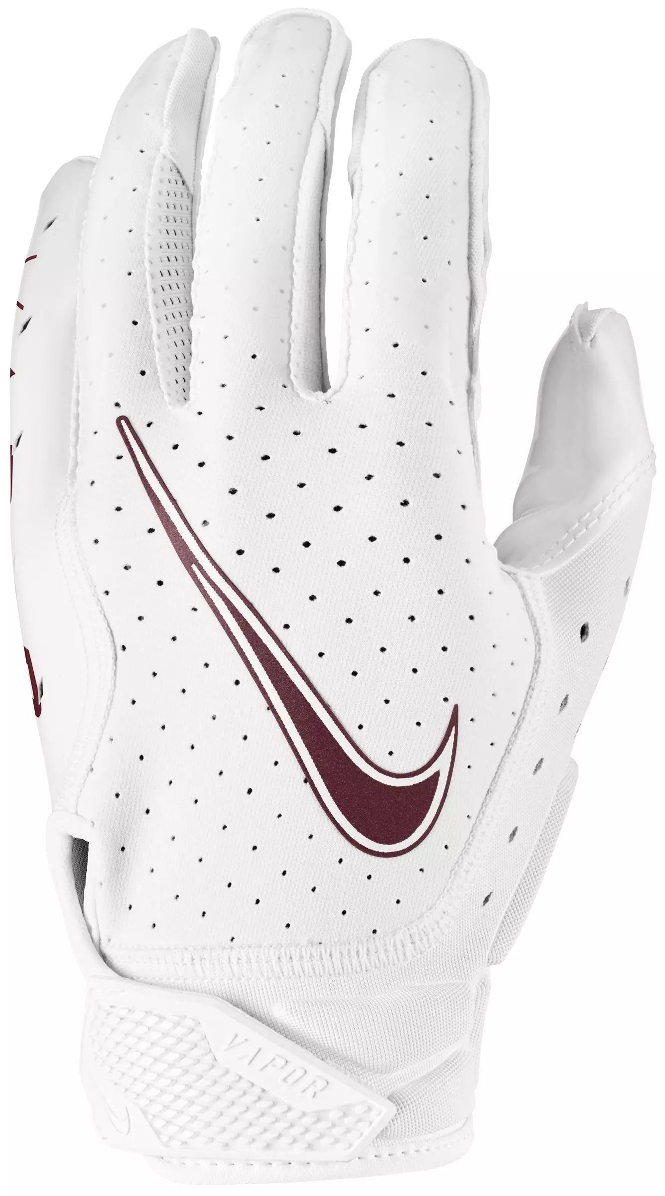 Maroon nike shop football gloves